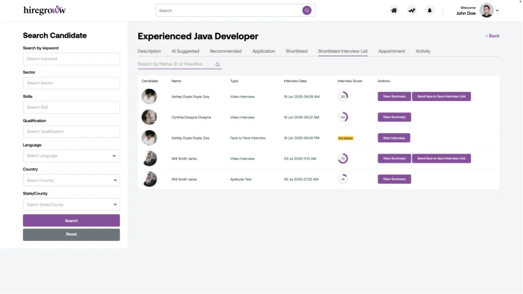 hiregroww-search-candidate
