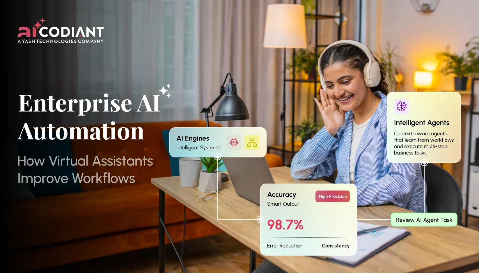 Enterprise AI Automation How Virtual Assistants Improve Workflows